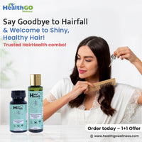 Hair Health Combo Pack | Ayurvedic Formula for Hair Fall, Dandruff & Hair Strength