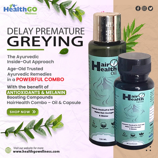 Hair Follicles Growth Booster | Ayurvedic Oil And Capsule – Stimulates hair roots & boost growth
